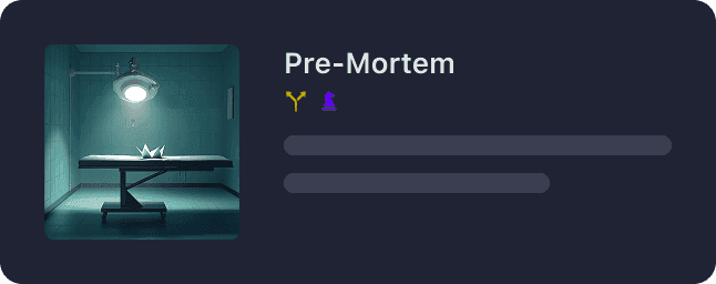 Pre-Mortem