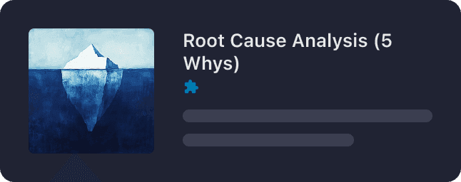 Root Cause Analysis (5 Whys)